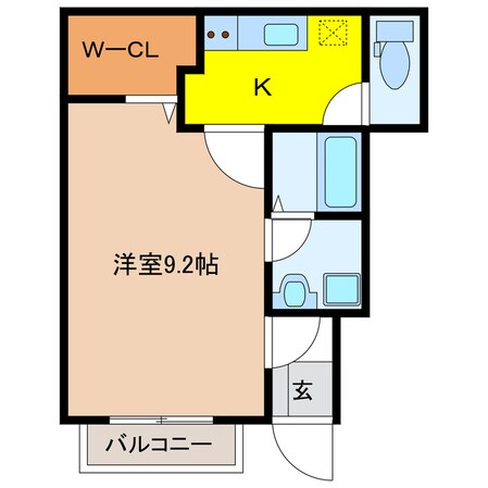 Dieci Castello Kurroの物件間取画像